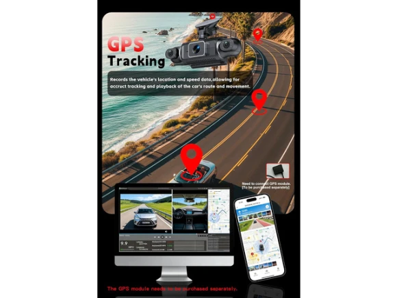 4-Channel Dash Camera — Dash Cam, ilepo