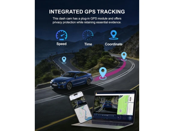 4-Channel Front-and-Rear Car Dash Camera — Dash Cam, ilepo