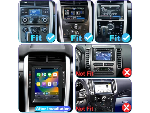 9.7-Inch Car Stereo for Ford Edge (2011–2014) — Car Infotainment System, ilepo