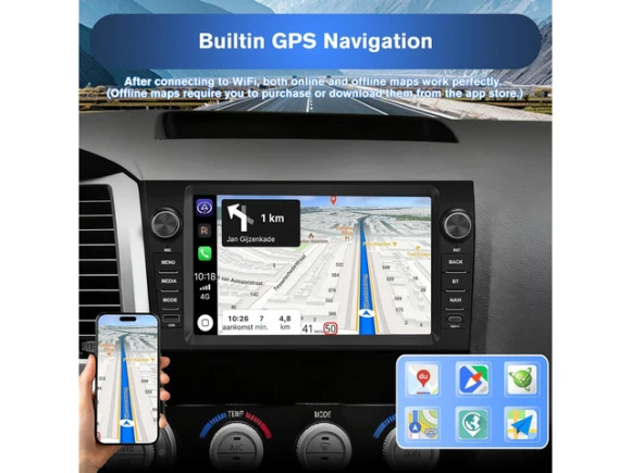 9-inch Car Radio with Reverse Camera — Car Infotainment System, ilepo