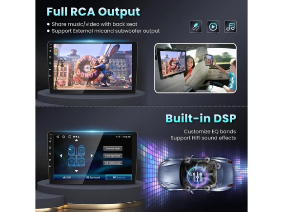 Car Stereo Radio for Honda Civic 2006–2011 — Car Infotainment System, Podofo