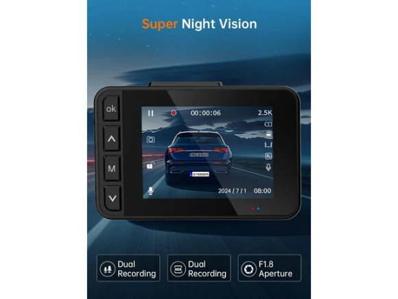 Front and Rear Dual Dash Camera — Dash Cam, ilepo