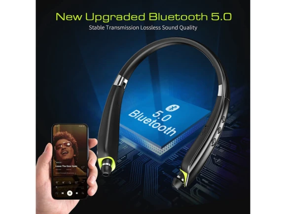Bluetooth Neckband Headset — Wireless Earbuds, Generic Logic, Inc.
