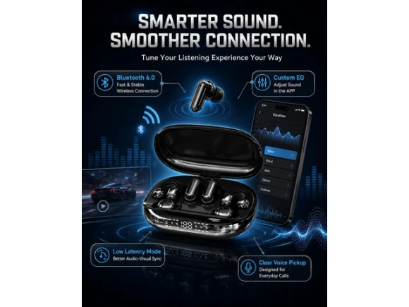 Bluetooth Wireless Earbuds — Wireless Earbuds, Generic Logic, Inc.