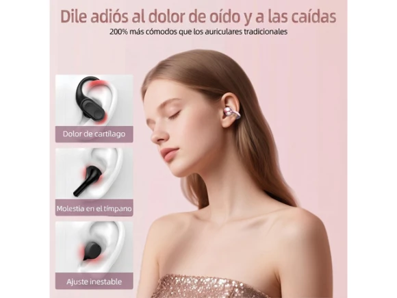 Open-Ear Wireless Earbuds with Touchscreen Case — Wireless Earbuds, Generic Logic, Inc.