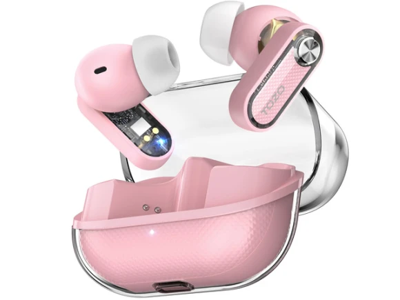 Pink Wireless Earbuds — Wireless Earbuds, Generic Logic, Inc.