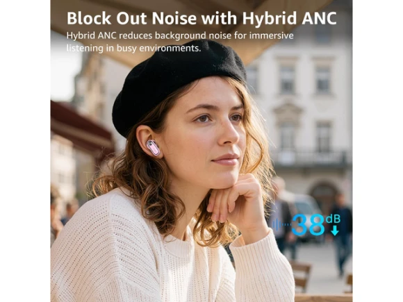 Pink Wireless Earbuds — Wireless Earbuds, Generic Logic, Inc.