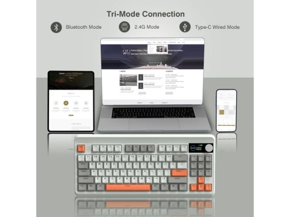 75% Mechanical Keyboard — Bluetooth Keyboard, Womier