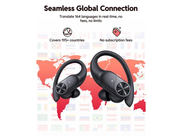 Black Wireless Earbuds — Wireless Earbuds, Generic Logic, Inc.