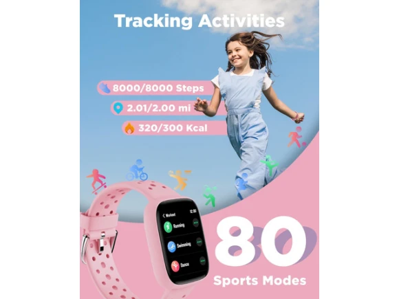 Kids Smartwatch, Pink — Kids Smart Watch, Generic Logic, Inc.