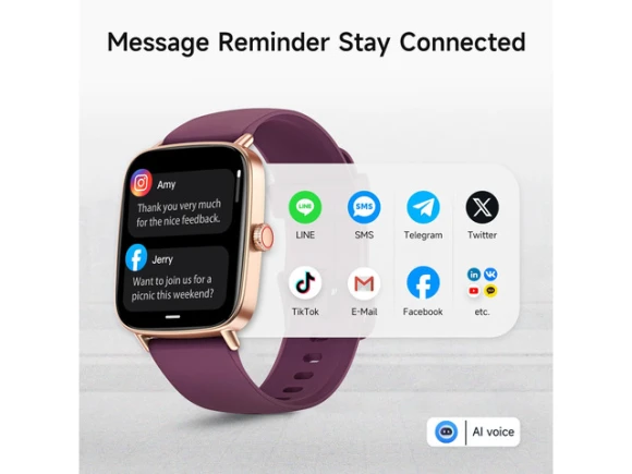 Smartwatch with 2 bands — Smart Watch, Generic Logic, Inc.