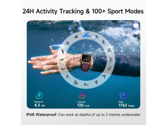Smartwatch with 2 bands — Smart Watch, Generic Logic, Inc.