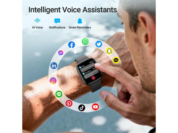 Smart Watch with 1.85' AMOLED Display and 2 Bands — Smart Watch, Generic Logic, Inc.