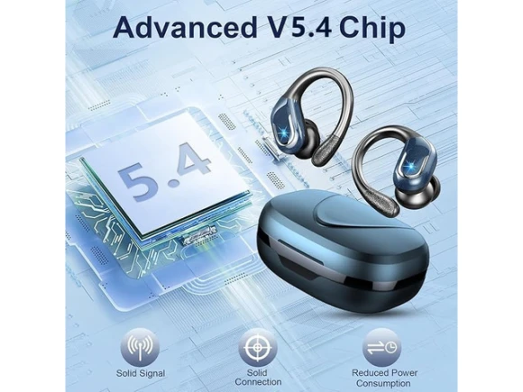 Blue Wireless Earbuds — Wireless Earbuds, Generic Logic, Inc.