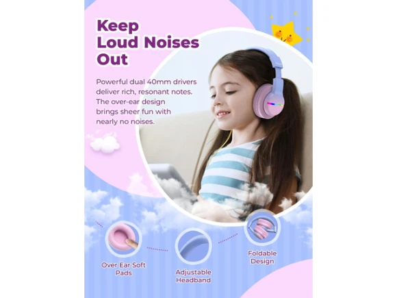 Kids Bluetooth headphones — Wireless Earbuds, Generic Logic, Inc.