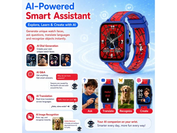 Smart Watch for Kids, Blue and Red — Kids Smart Watch, Generic Logic, Inc.