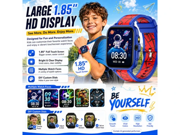 Smart Watch for Kids, Blue and Red — Kids Smart Watch, Generic Logic, Inc.