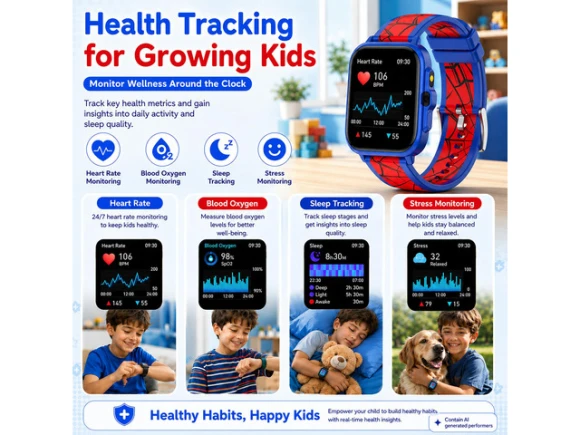 Smart Watch for Kids, Blue and Red — Kids Smart Watch, Generic Logic, Inc.