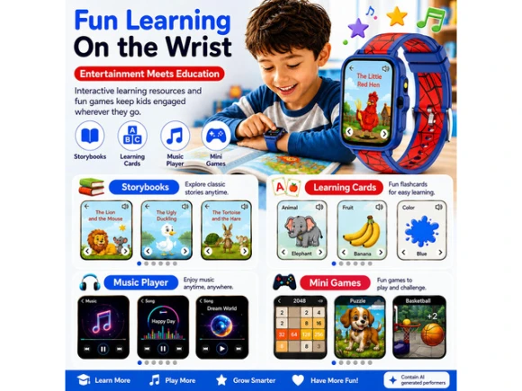 Smart Watch for Kids, Blue and Red — Kids Smart Watch, Generic Logic, Inc.