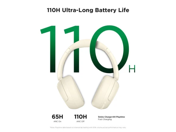 Wireless Over-Ear Headphones, H30, Off-White — Wireless Earbuds, Generic Logic, Inc.