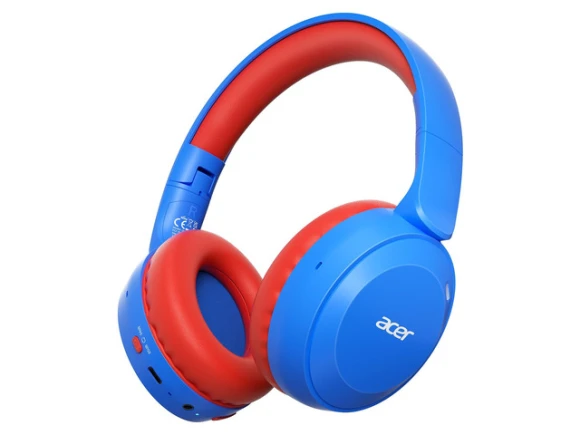 Blue Red Bluetooth Headphones — Wireless Earbuds, Generic Logic, Inc.