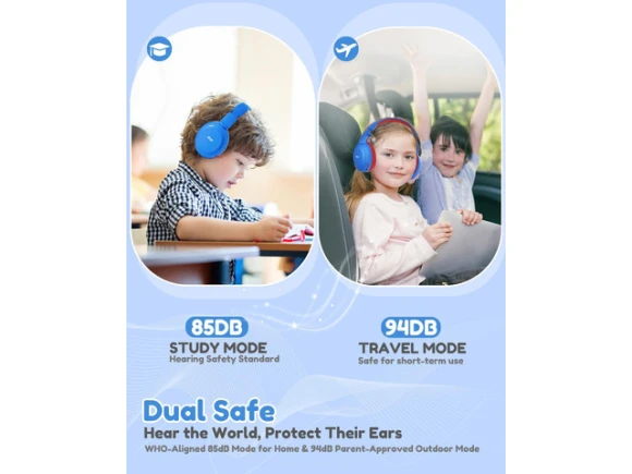 Blue Red Bluetooth Headphones — Wireless Earbuds, Generic Logic, Inc.