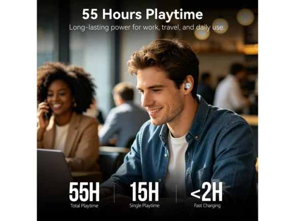 Wireless Earbuds, Gray — Wireless Earbuds, Generic Logic, Inc.