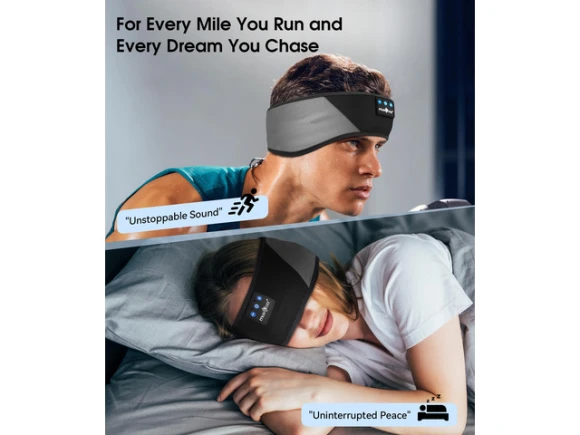 Bluetooth sleep headphones headband — Wireless Earbuds, Generic Logic, Inc.