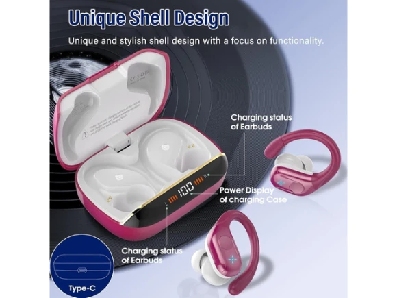 Wireless Earbuds, Rose Gold — Wireless Earbuds, Generic Logic, Inc.