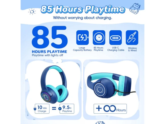 Kids Bluetooth Headphones — Wireless Earbuds, Generic Logic, Inc.