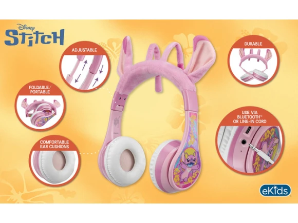 Bluetooth Headphones for Kids — Wireless Earbuds, Disney