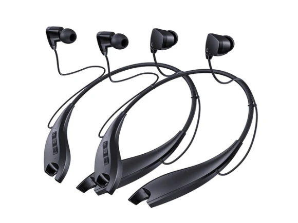 Neckband Bluetooth Headphones, 2 Pack — Wireless Earbuds, Generic Logic, Inc.