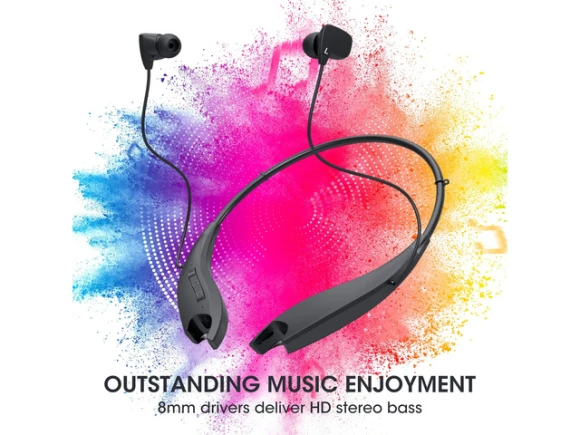 Neckband Bluetooth Headphones, 2 Pack — Wireless Earbuds, Generic Logic, Inc.
