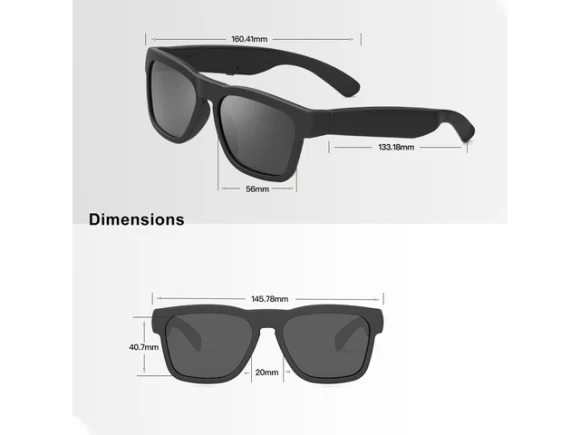 Open-ear Bluetooth Smart Glasses — Smart Glasses, Generic Logic, Inc.