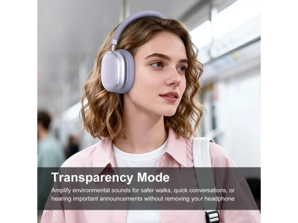 Wireless Bluetooth Headphones with Adaptive Noise Cancelling — Wireless Earbuds, NiceComfort