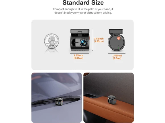 2K Tiny Dash Camera — Dash Cam, KAWA