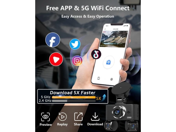 4-Channel Dash Camera — Dash Cam, ilepo