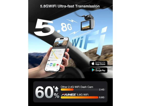4K Front and Rear Dual Dash Camera — Dash Cam, ilepo