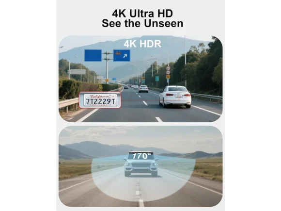 4K Front Dash Camera — Dash Cam, ilepo