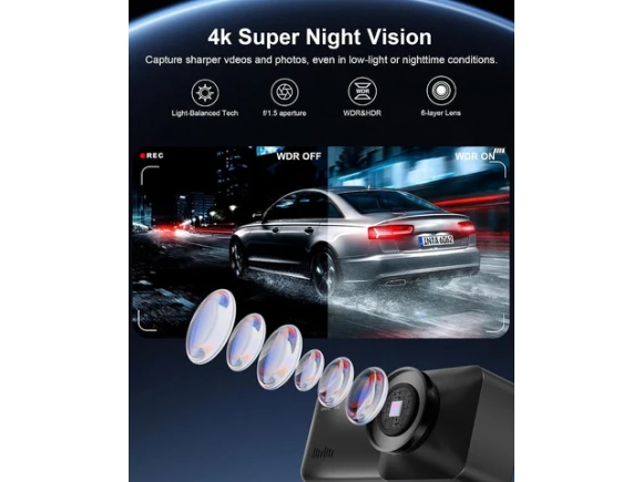 4K Front Dash Camera — Dash Cam, ilepo