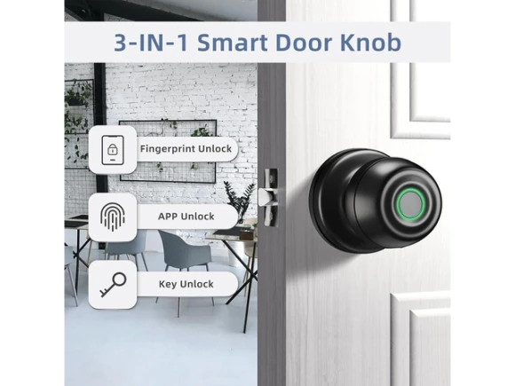 Biometric Smart Door Lock Door Knob — Smart Lock, STARWELL