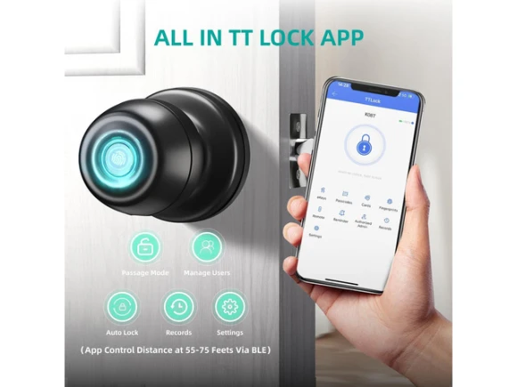 Biometric Smart Door Lock Door Knob — Smart Lock, STARWELL