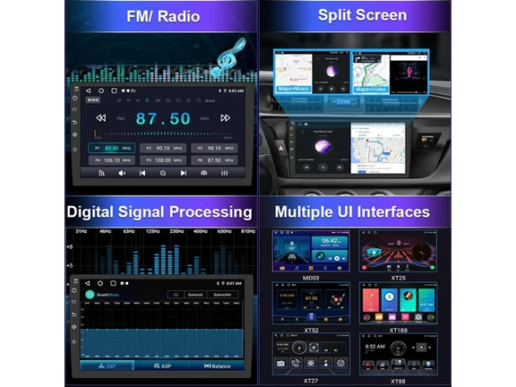 Car Radio for Toyota Corolla 2014, 2015, and 2016 — Car Infotainment System, ilepo