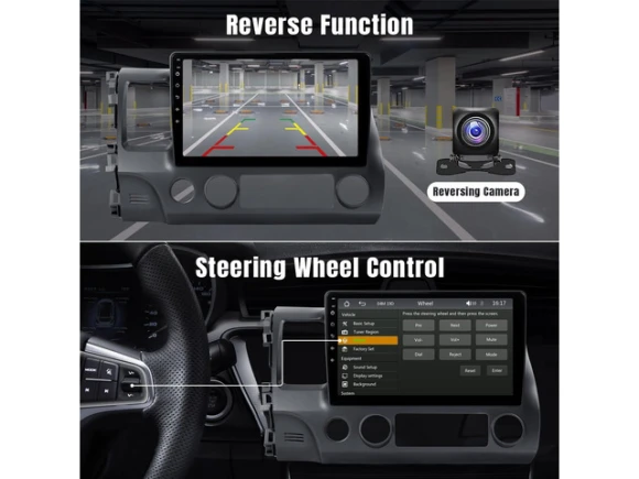 Car Stereo Radio for Honda Civic (2006–2011) — Car Infotainment System, Leadfan