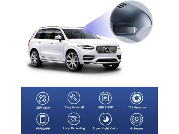 Dash Cam with 64GB Card for Volvo XC90 — Dash Cam, Fitcamx