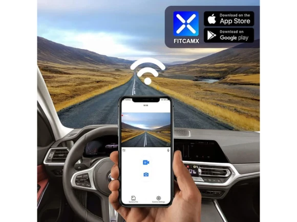 Dash Camera, Model B, for BMW 3 Series and 4 Series — Dash Cam, Fitcamx