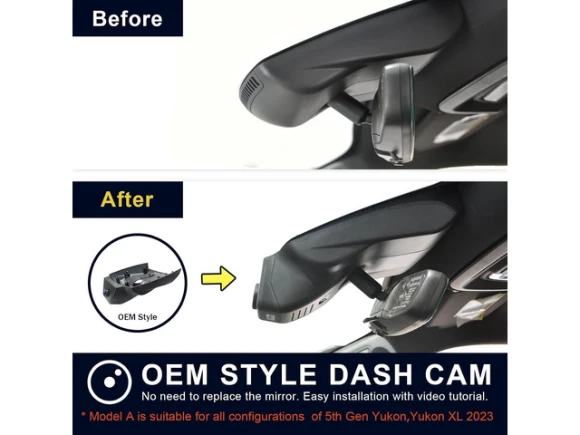 Dash Camera with 64GB Card for GMC Yukon and Yukon XL — Dash Cam, ilepo