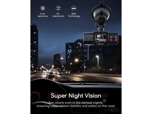 Dual Dash Camera — Dash Cam, COOAU