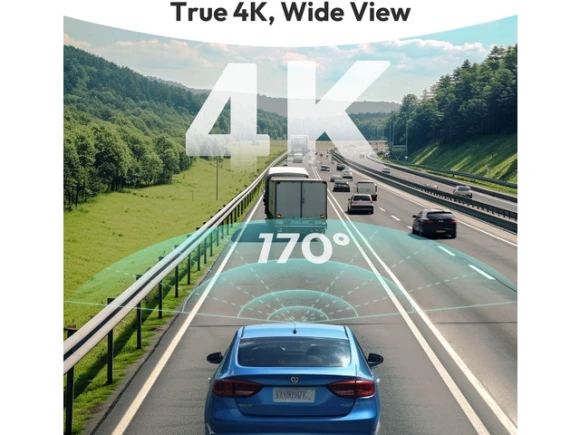 Front and Rear Dash Camera, 4K — Dash Cam, BOTSLAB