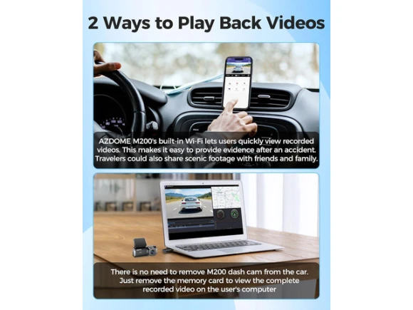 Front Dash Camera, 1080P — Dash Cam, AZDOME